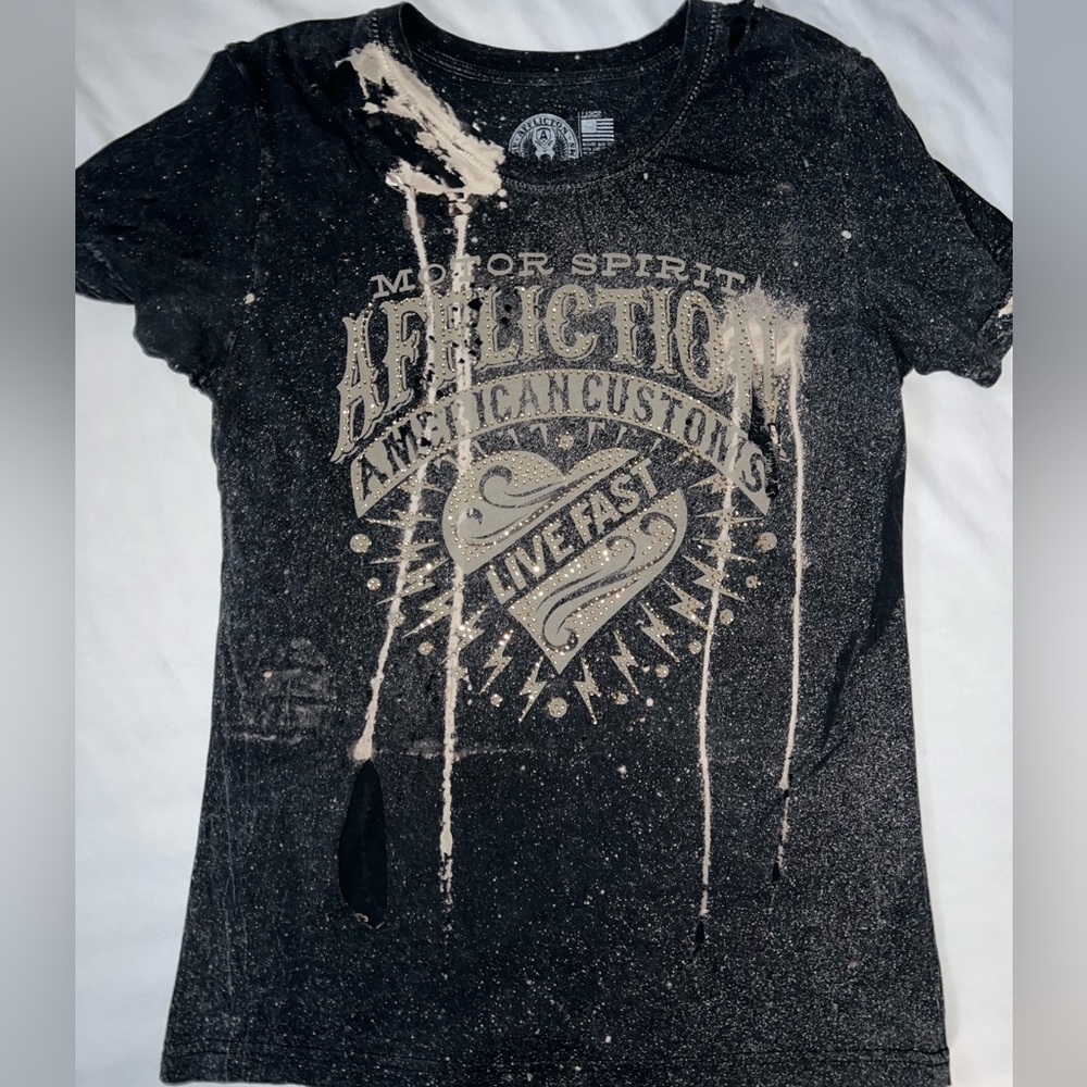 Affliction Women’s Rhinestone Top